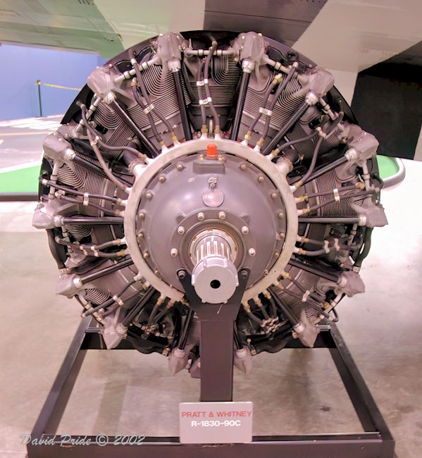 Pratt and Whitney R-1830-90C Twin Wasp Engine