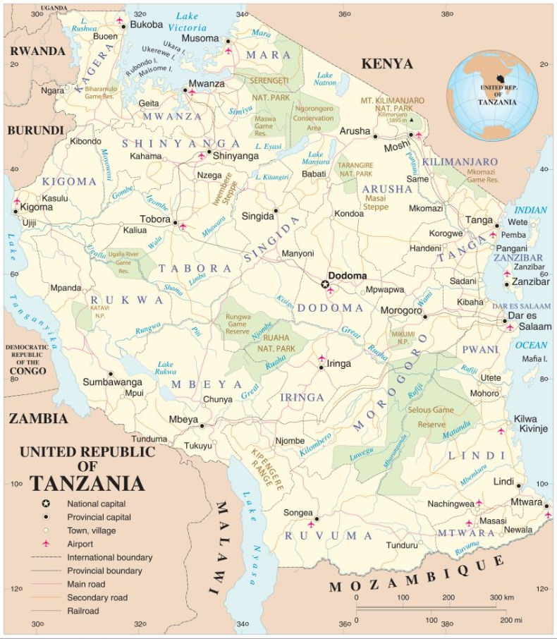 Map of Kenya