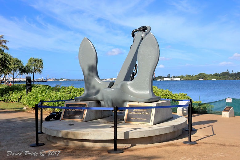 USS Arizona Anchor