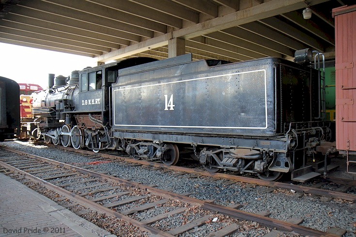 Duluth and Northern Minnesota Steam Locomotive No. 14