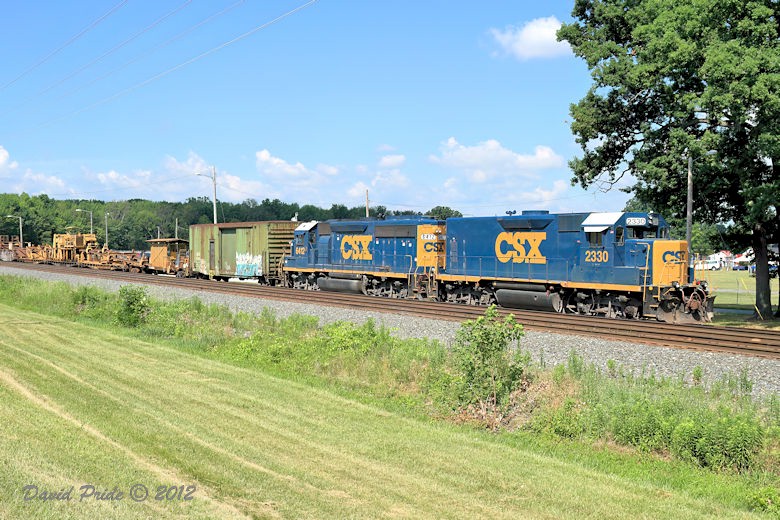 CSX Welded Rail Work Train